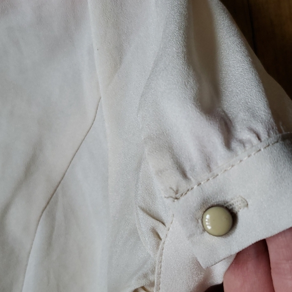 Vintage Inspired Lace Front Blouse - Picture 3 of 5